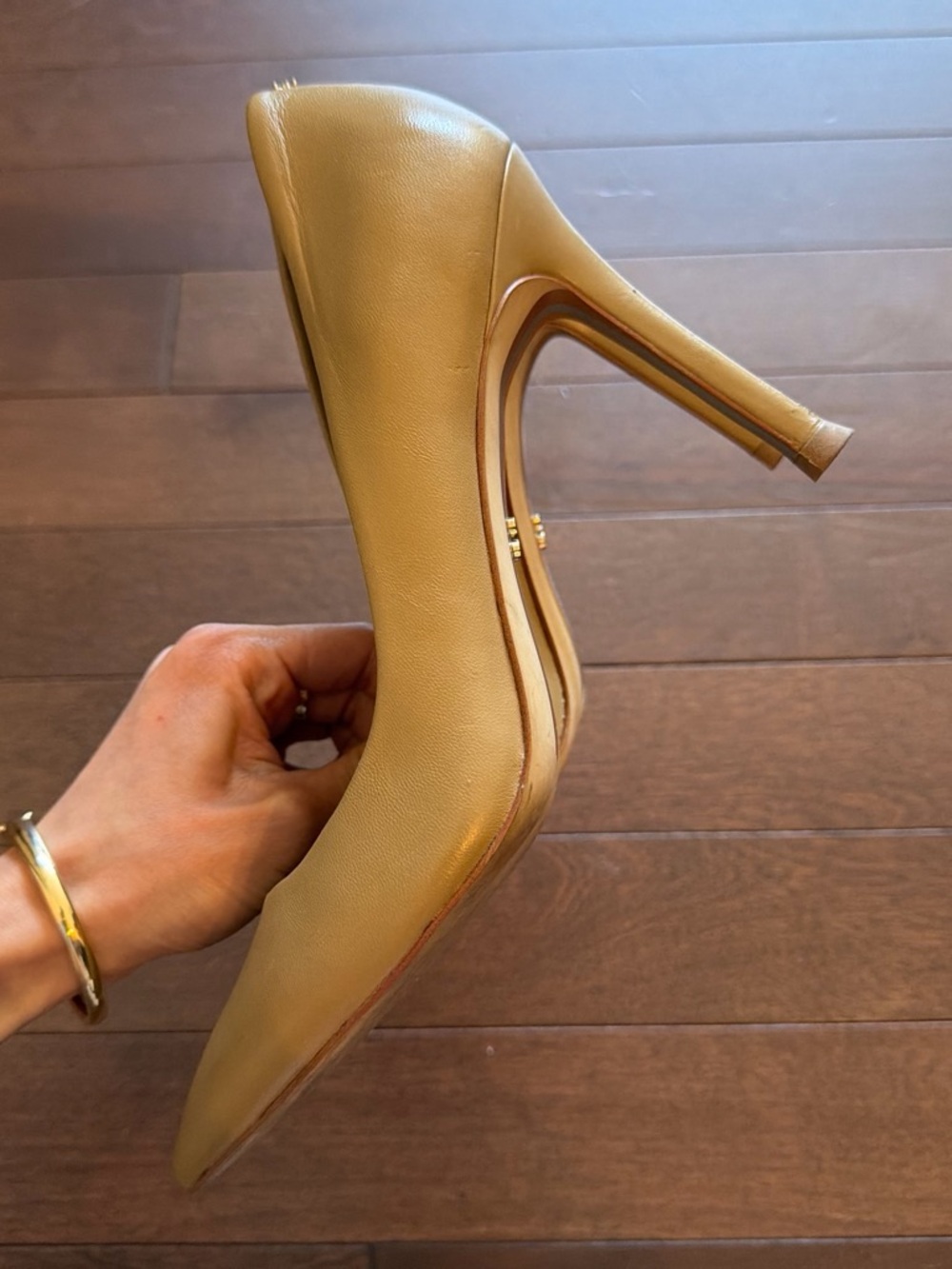 Sam Edelman Women's Pointed Stiletto Pump in Mustard
